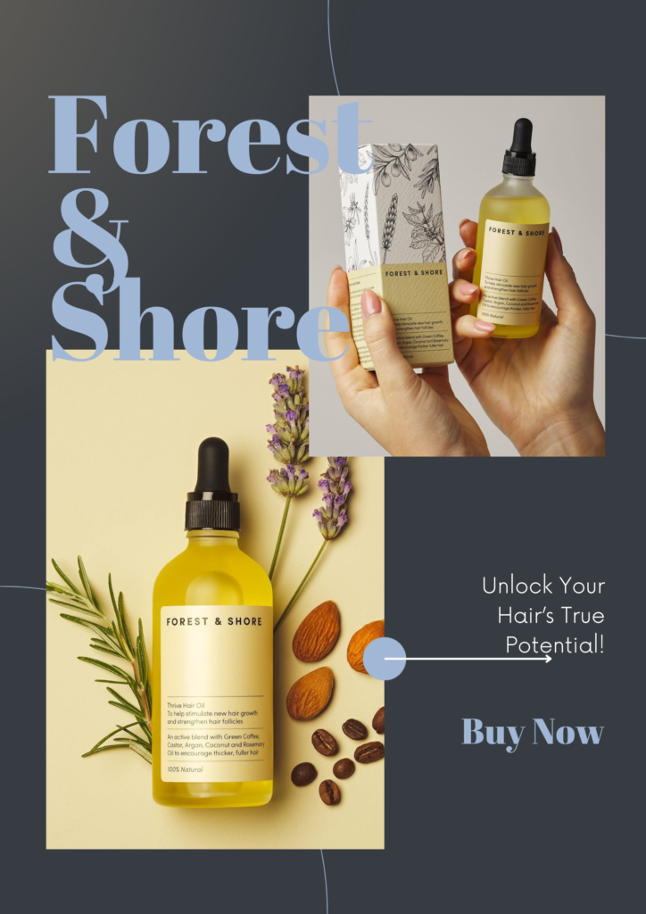 Forest & Shore Hair Growth Oil – Natural Strength & Shine